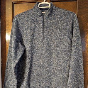 Blue Quarter Zip Sweatshirt